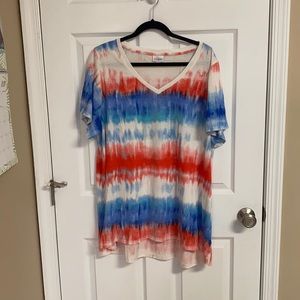 Tie dye LuLaRoe tee